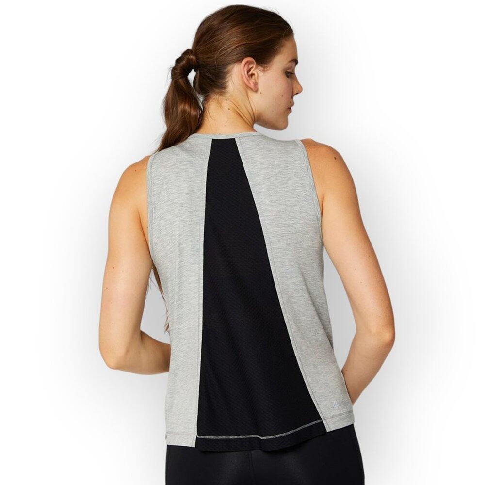 Fourlaps Surge Mesh Back Cooling Tank Grey Heather Size XS NWT